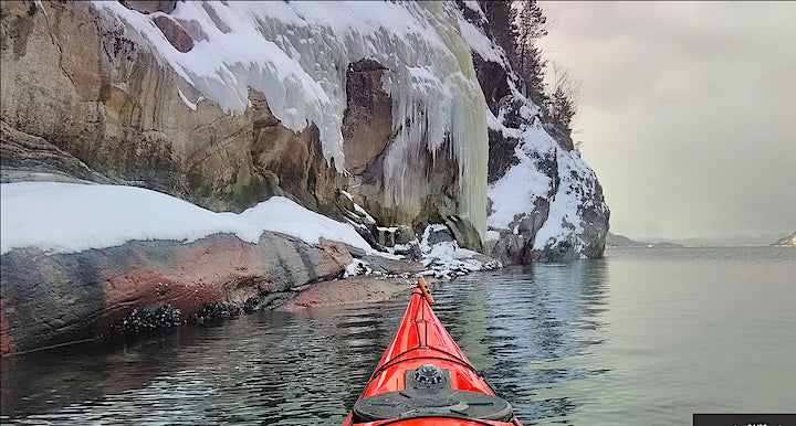 Kayaking During The Cold Chill Of Winter