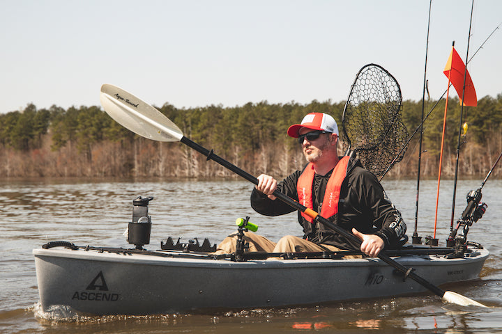 Choose Our Manta Ray Paddle for Some Serious Kayak Fishing