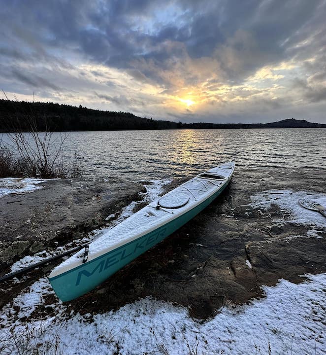 Winter Kayak Camping in Algonquin Provincial Park