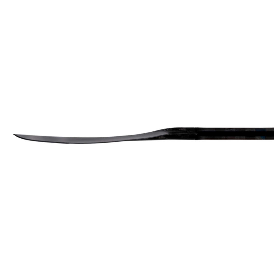Left Blade, side profile blade thickness of Aerial Major Carbon Fiber In A 2-Piece straight Shaft whitewater kayak paddle