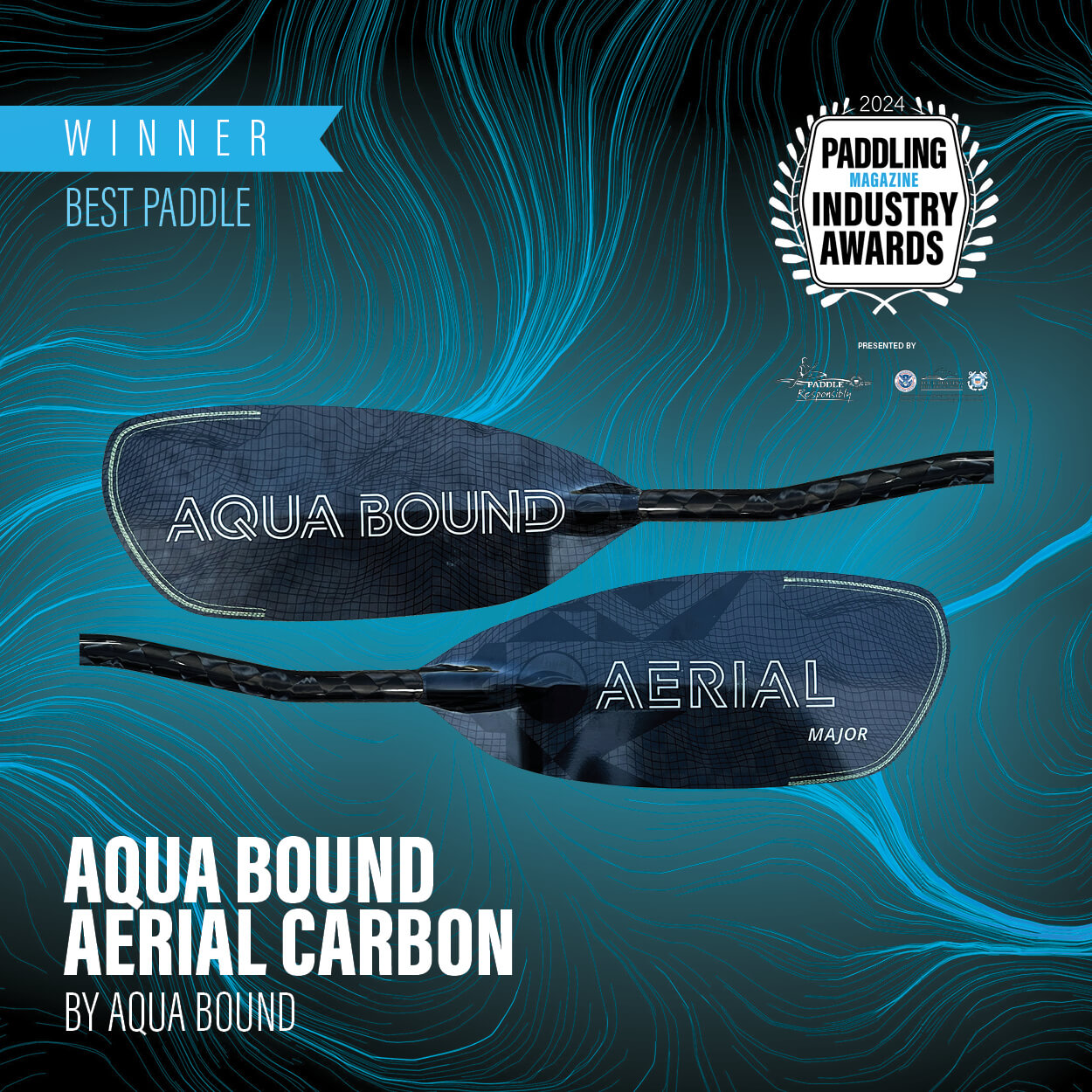 Aerial Major Carbon 1-Piece Crank Shaft Kayak Paddle