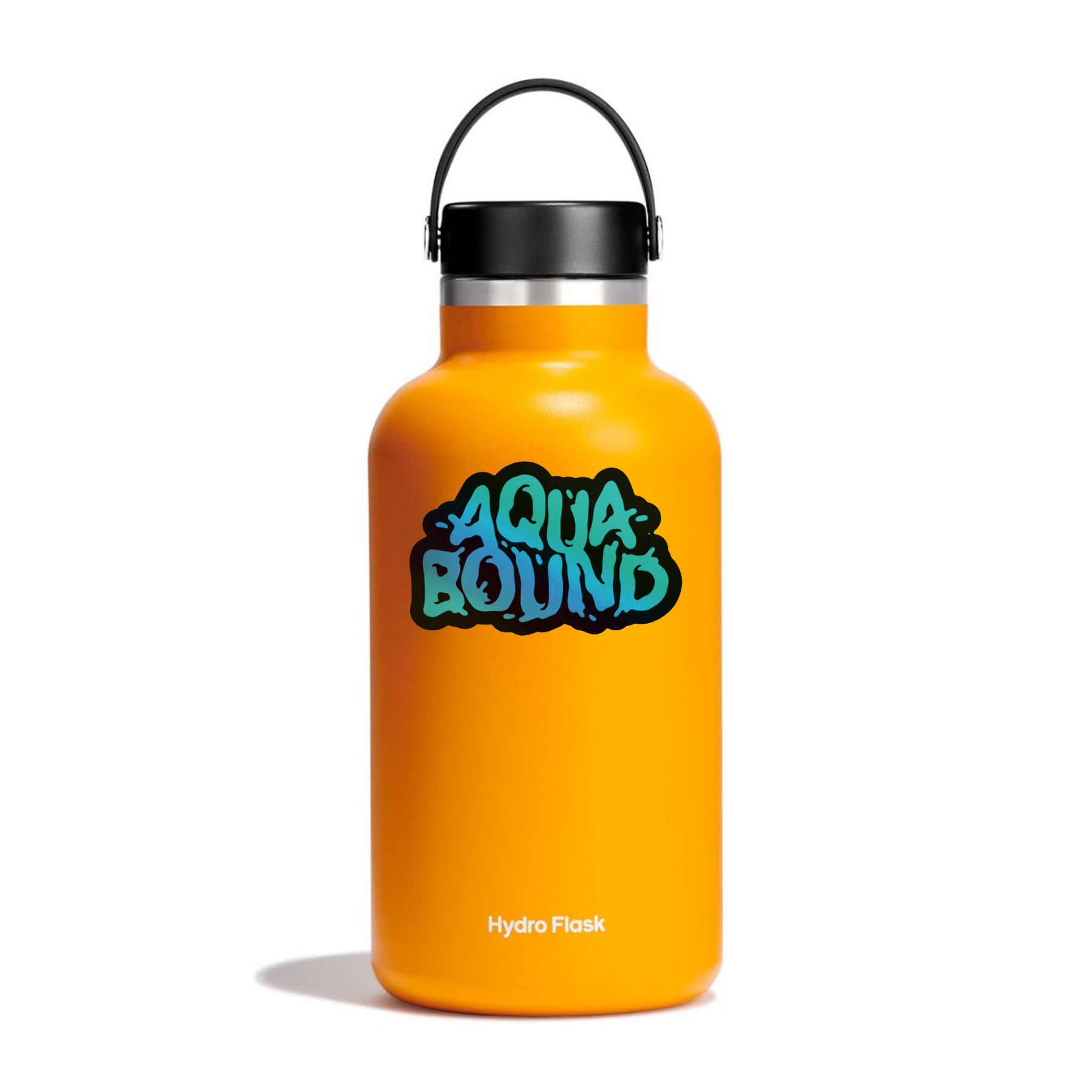 Splash Aqua Bound Holographic  Sticker