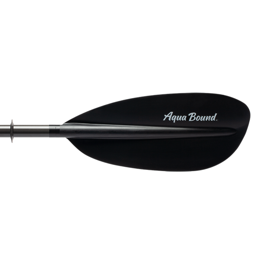manta ray carbon 2-piece posi-lok kayak paddle blade back