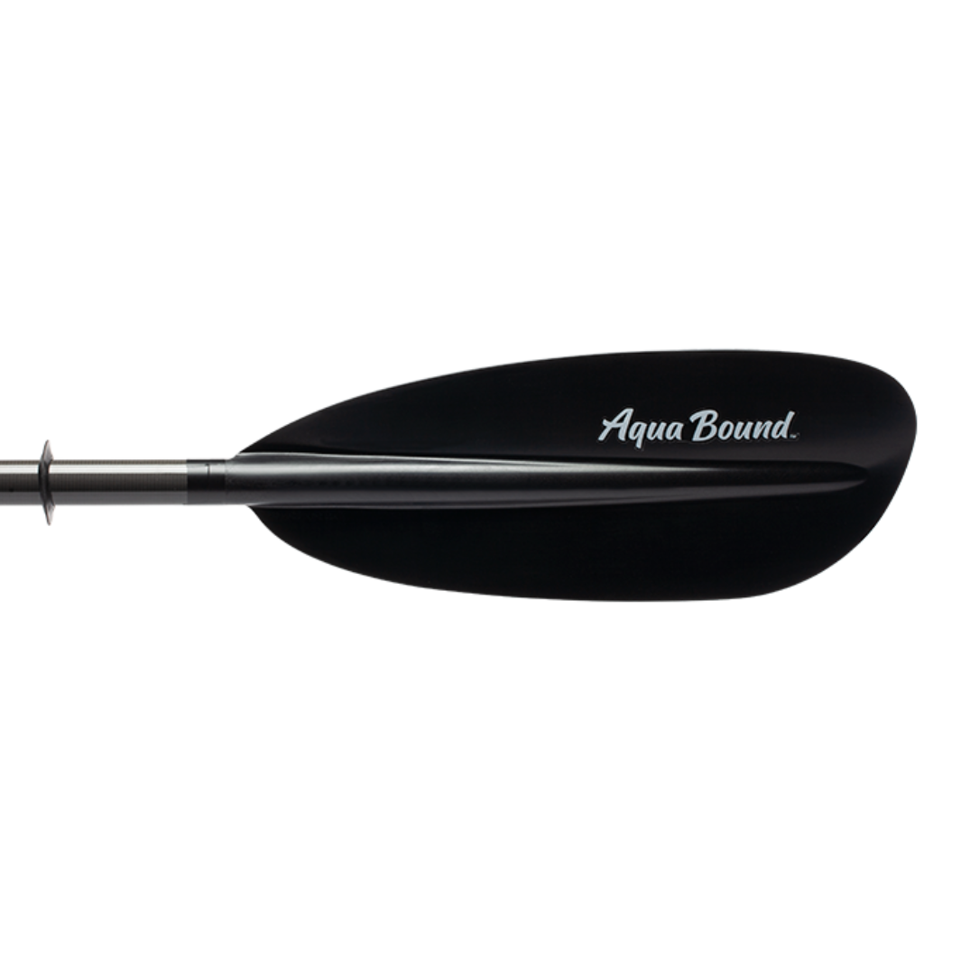 manta ray carbon 4-piece versa-lok kayak paddle blade back
