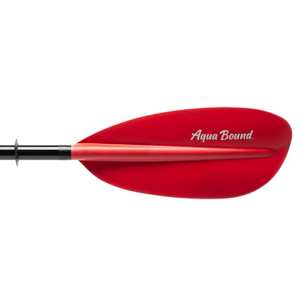 manta ray fiberglass 2-piece snap button sunset red blade back#color_sunset-red