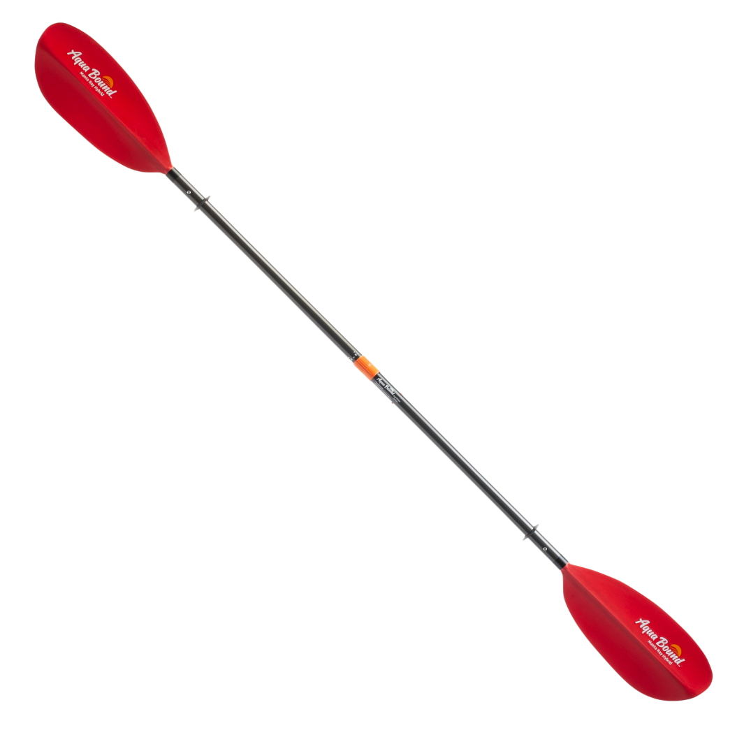 manta ray hybrid 4-piece versa-lok sunset red full paddle#color_sunset-red