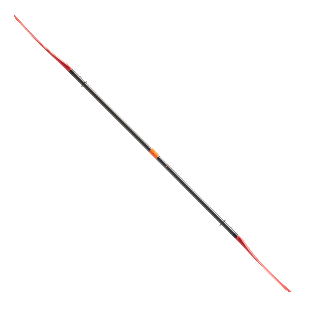 manta ray hybrid 4-piece versa-lok sunset red full paddle profile#color_sunset-red