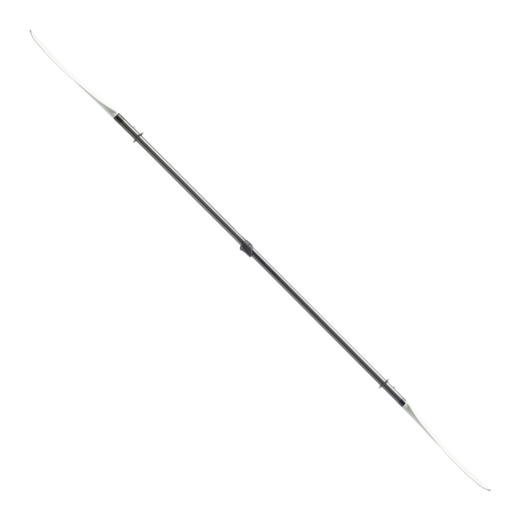 Manta Ray Hybrid 4-Piece Versa-Lok full paddle profile White#color_white