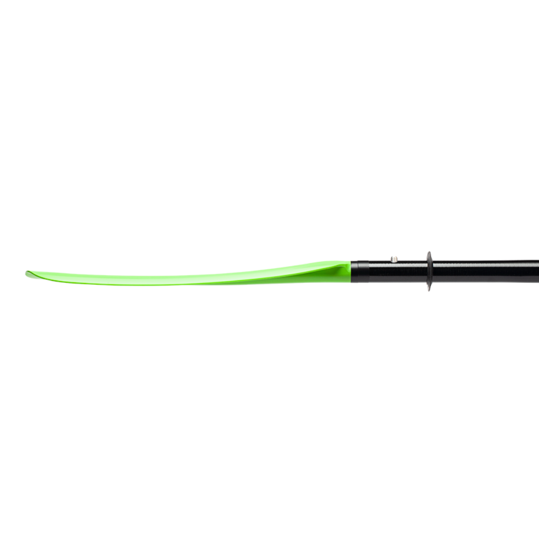 sting ray fiberglass 4-piece snap button electric green left blade profile#color_electric-green