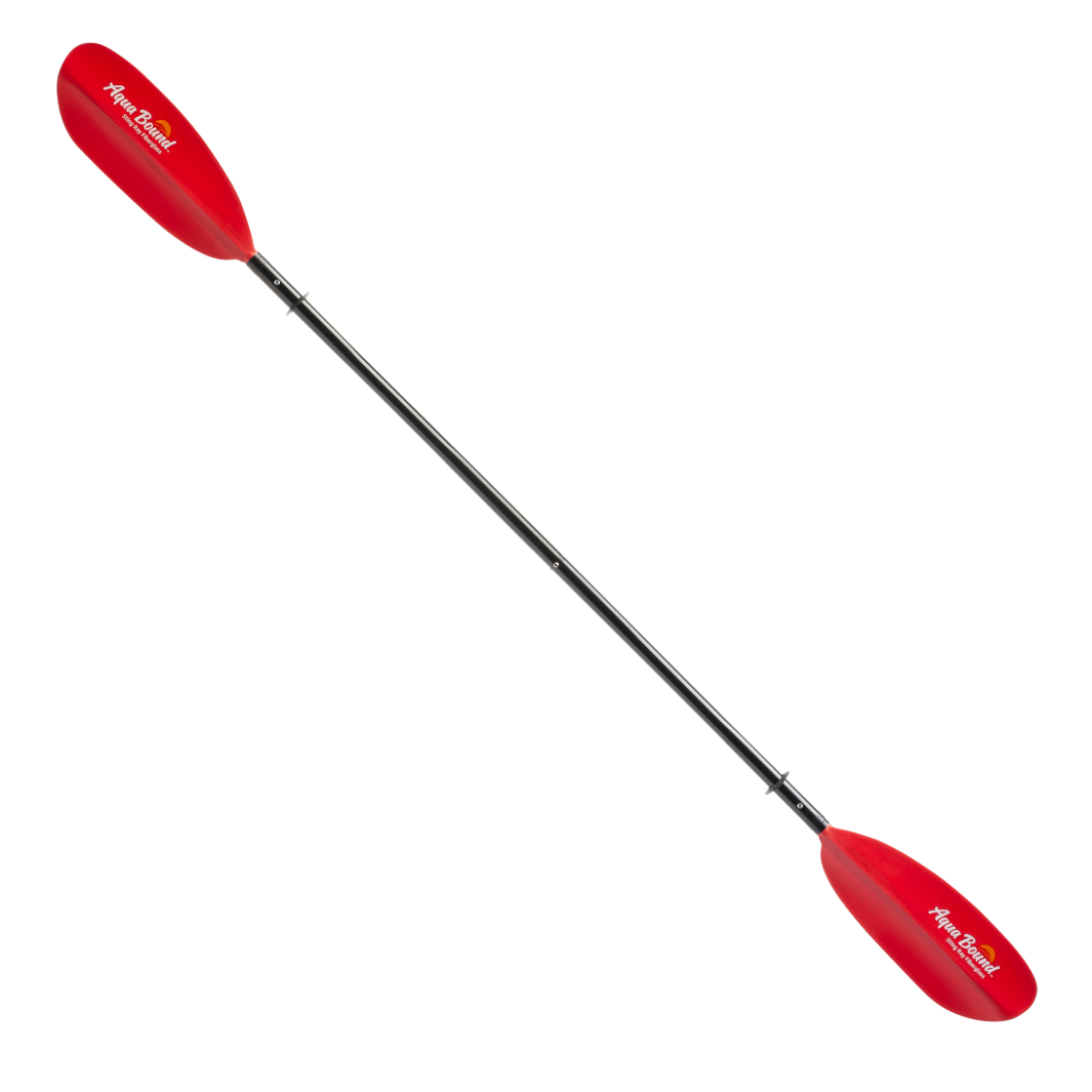sting ray fiberglass 4-piece snap button sunset red full paddle#color_sunset-red