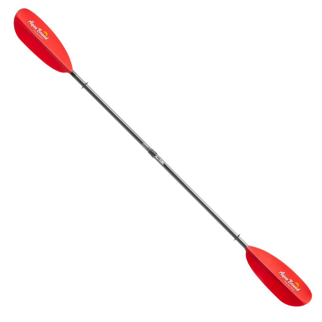sting ray hybrid 2-piece versa-lok sunset red full paddle#color_sunset-red