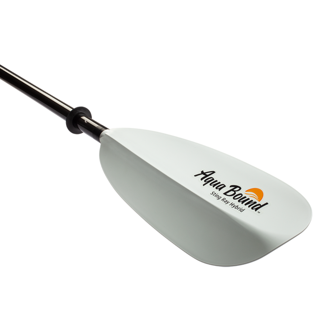 sting ray hybrid 4-piece posi-lok white blade angled#color_white