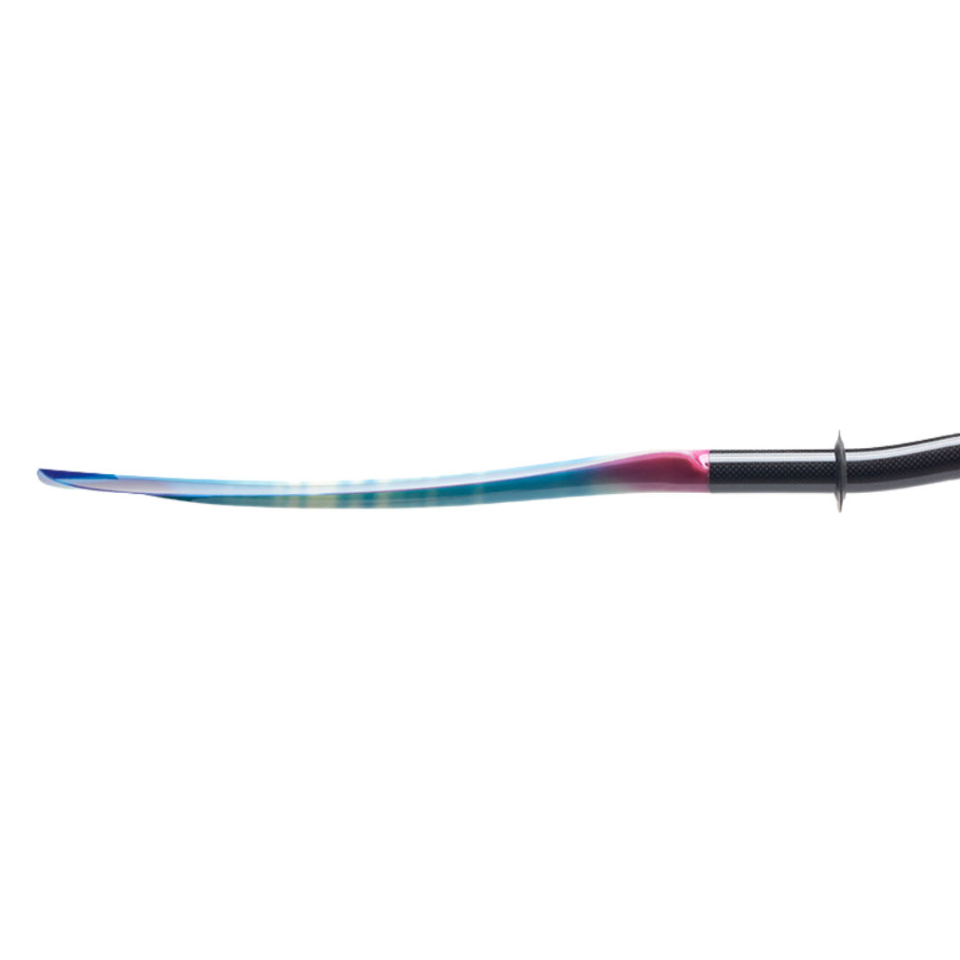 tango fiberglass bent shaft kayak paddle northern lights left blade profile #color_northern-lights