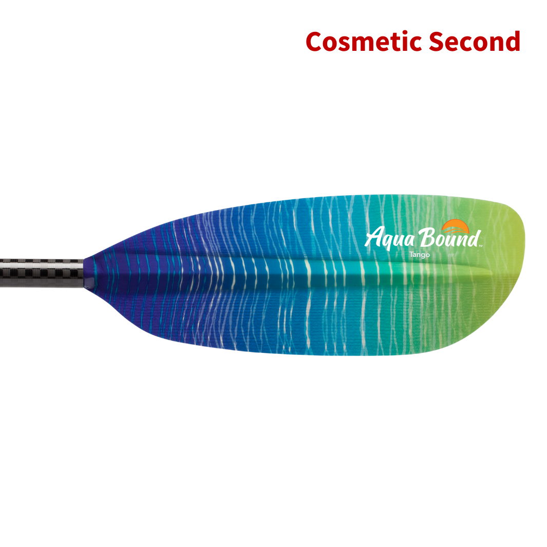 tango fiberglass 2-piece posi-lok kayak paddle sunwave right blade#color_sunwave