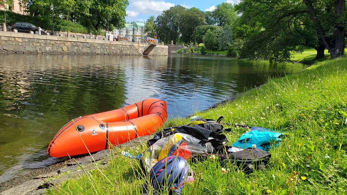 A Fly-In Packraft Excursion in Sweden