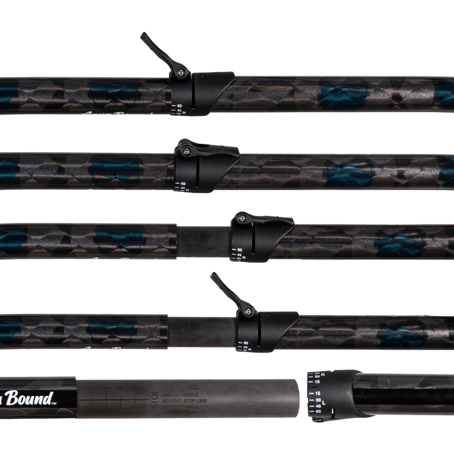 ロッド paddling Aerial Major Carbon 4-Piece Versa-Lok Straight Shaft Kayak