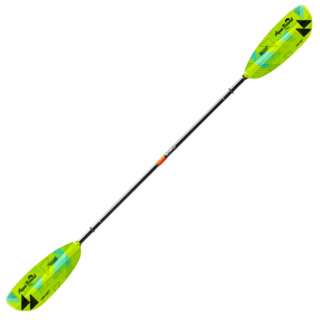 tango fiberglass 2-piece posi-lok kayak paddle geo punch full #color_geo-punch