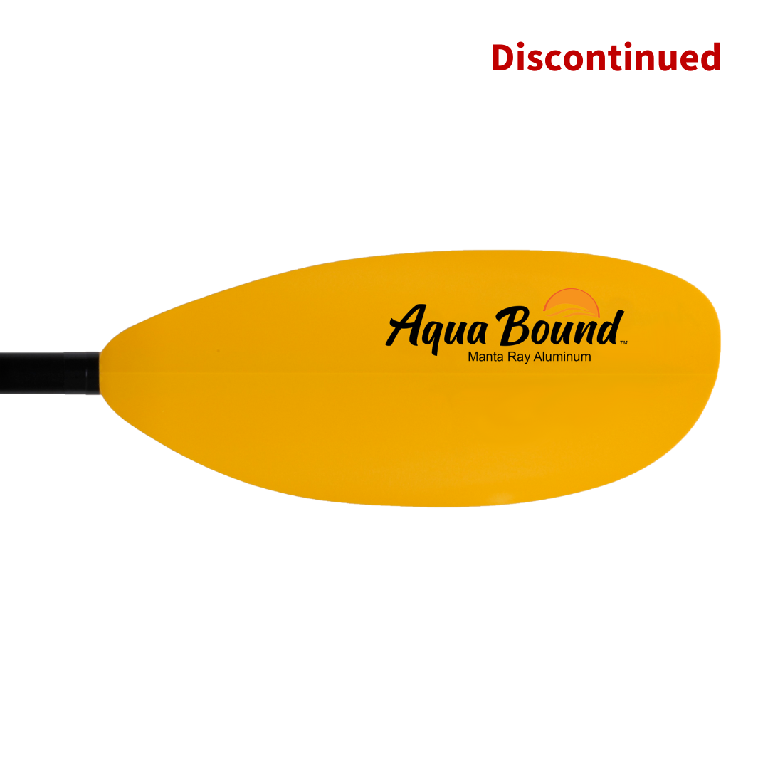 manta ray aluminum 2-piece snap button mango right blade