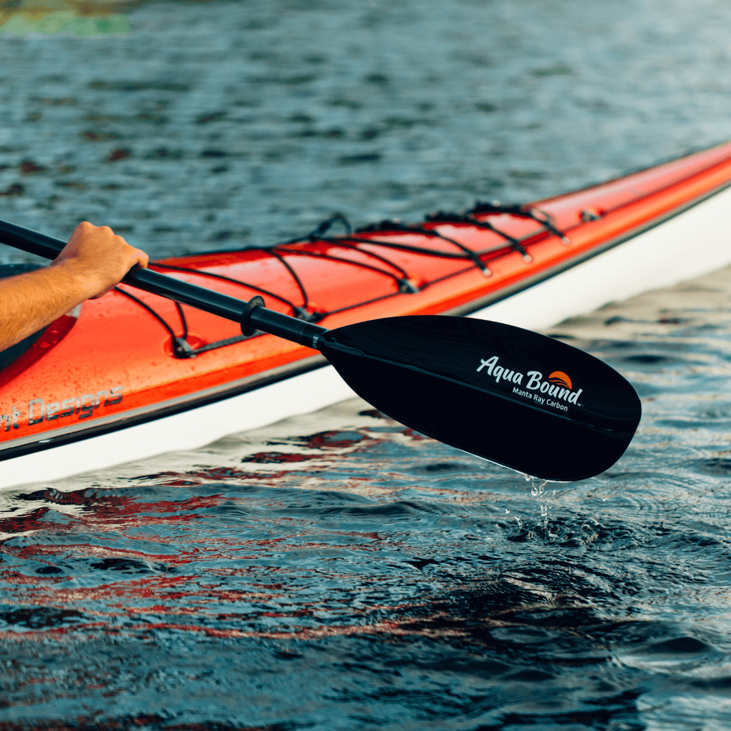 manta ray carbon 2-piece versa-lok kayak paddle 