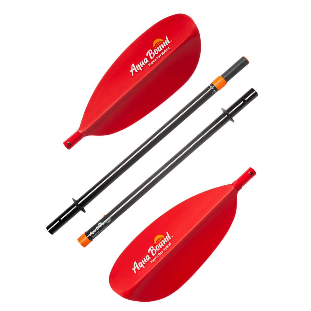 manta ray hybrid sunset red 4-piee posi-lok paddle breakdownmanta ray hybrid 4-piece versa-lok sunset red breakdown#color_sunset-red