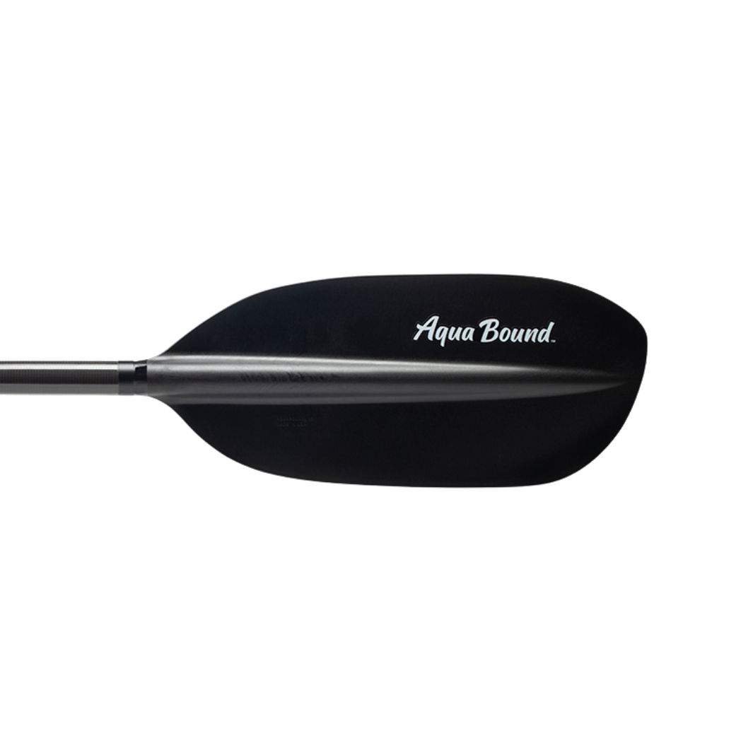 shred carbon 1-piece kayak paddle right blade back