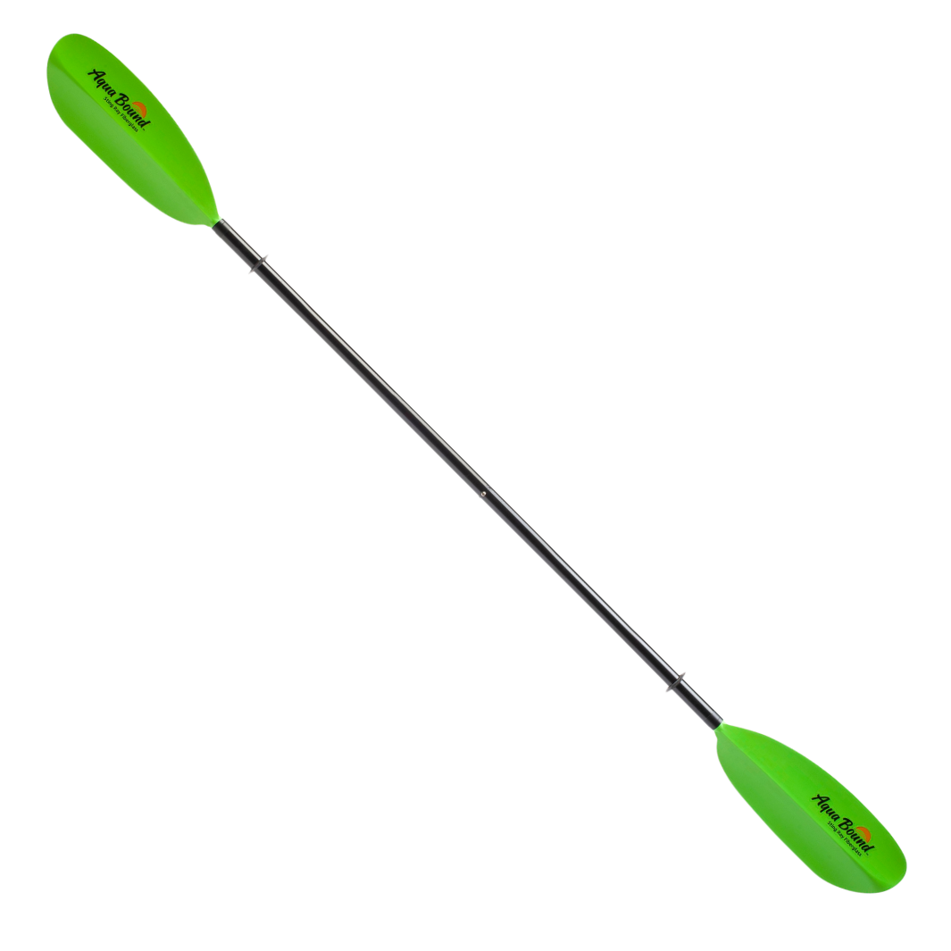 sting ray fiberglass 2-piece snap button electric green full paddle#color_electric-green