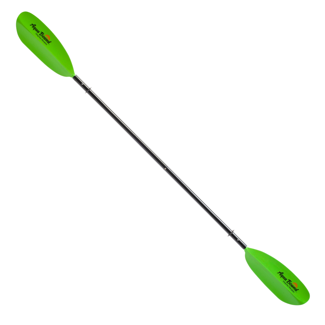 sting ray fiberglass 4-piece snap button electric green full paddle#color_electric-green