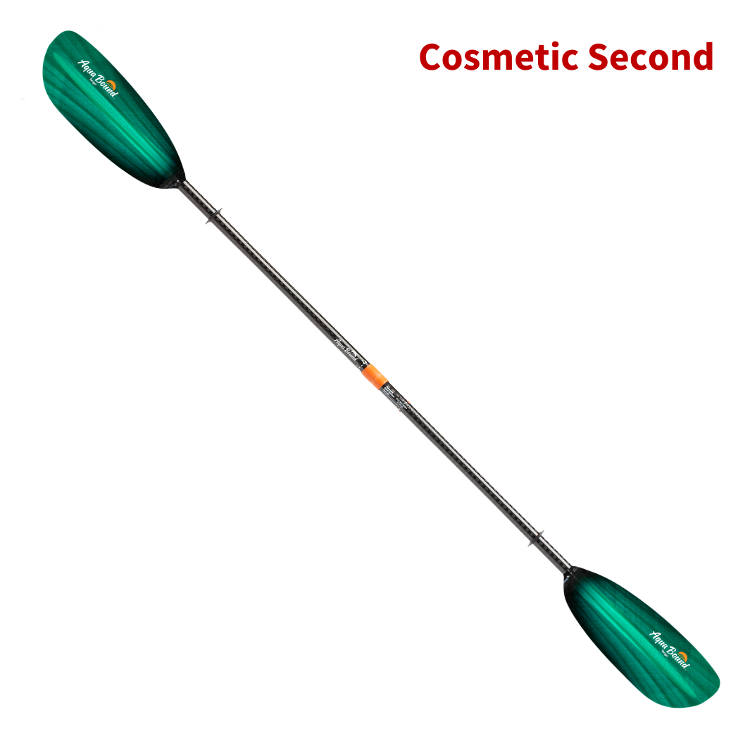 tango fiberglass 2-piece posi-lok kayak paddle green tide full#color_green-tide