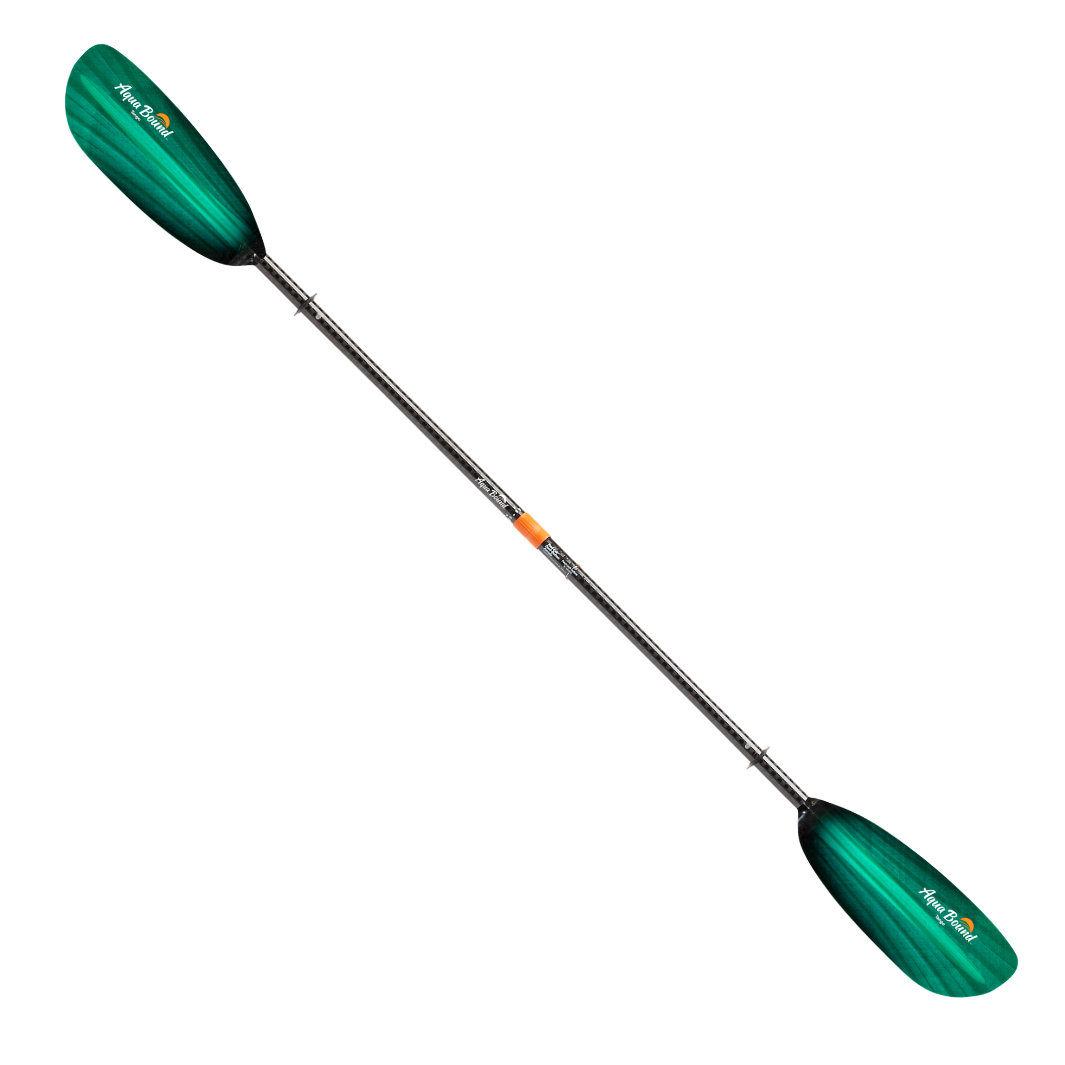 tango fiberglass 4-piece posi-lok kayak paddle green tide full#color_green-tide