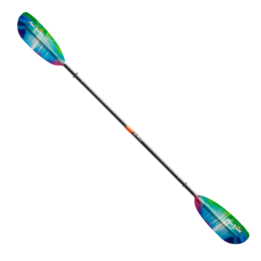 tango fiberglass 4-piece posi-lok kayak paddle northern lights full#color_northern-lights