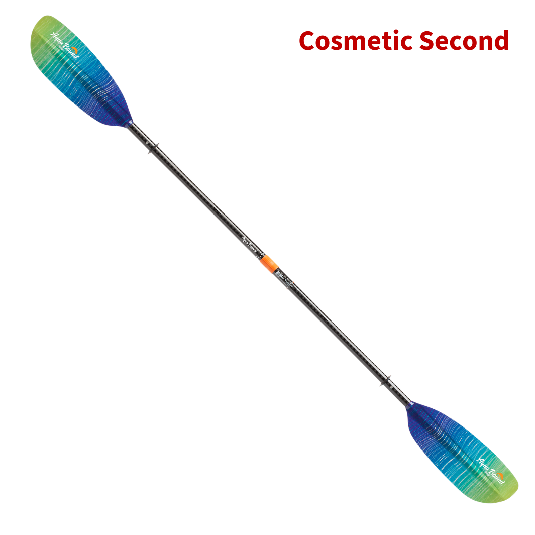 tango fiberglass 4-piece posi-lok kayak paddle sunwave full#color_sunwave