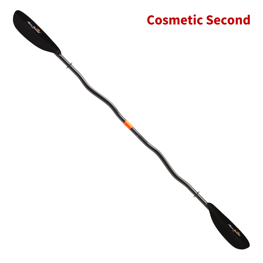 Whiskey Carbon 2-Piece Bent Shaft Kayak Paddle (Cosmetic Second)