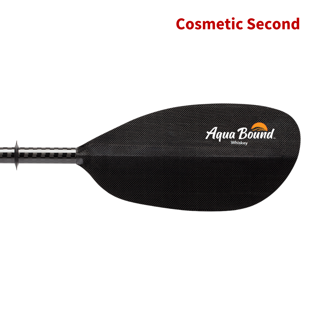 whiskey carbon 2-piece posi-lok kayak paddle right blade